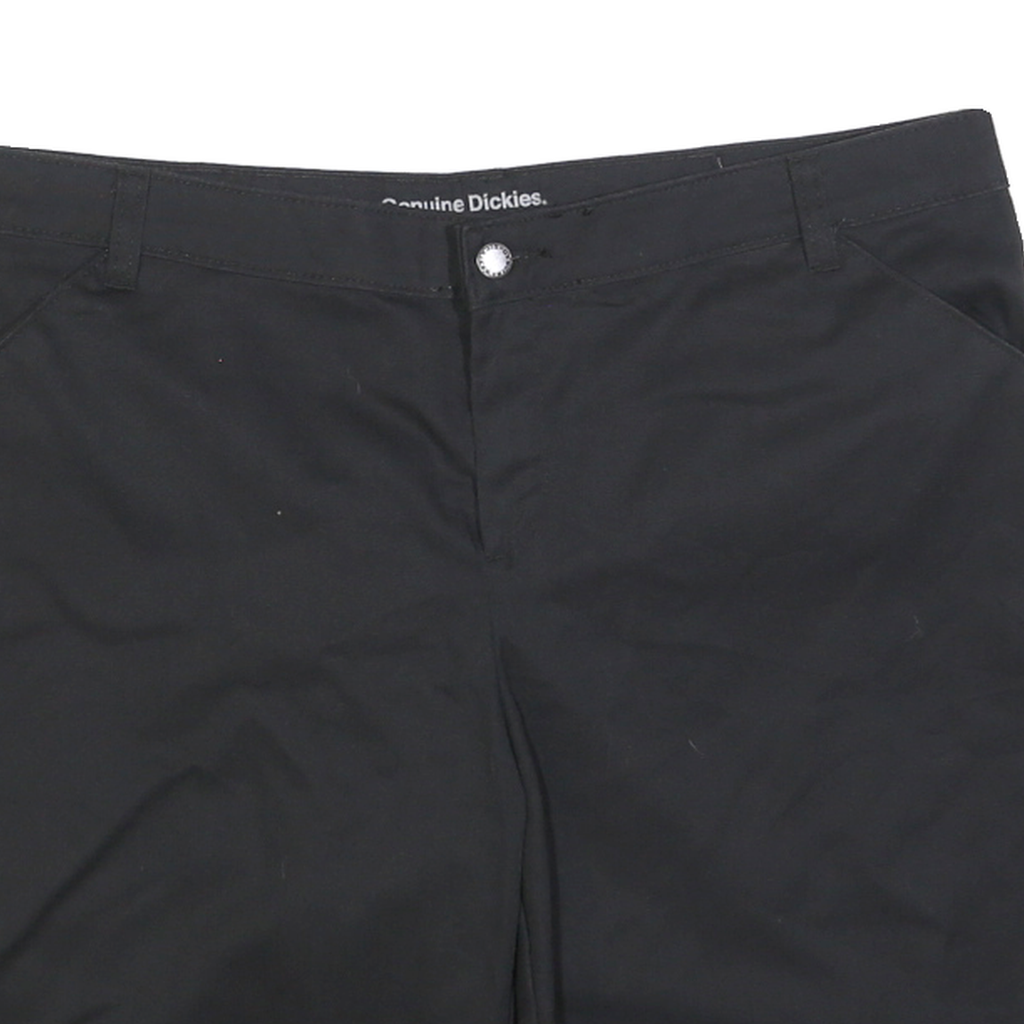 DICKIES Womens Shorts Black Casual XL W38 Cotton Blend Classic Fit Pockets