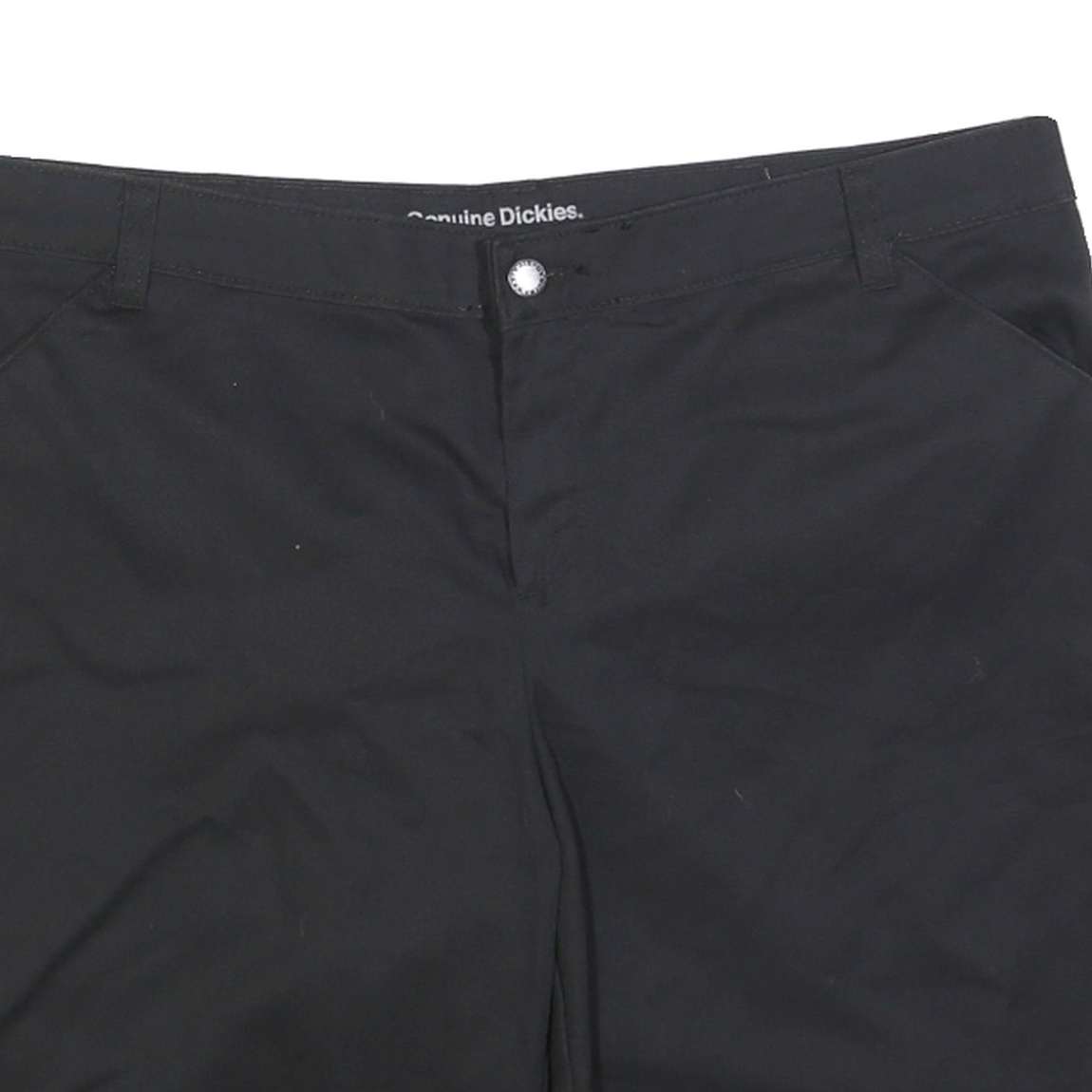 DICKIES Womens Shorts Black Casual XL W38 Cotton Blend Classic Fit Pockets