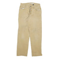CARHARTT Mens Relaxed Beige Cotton Blend Trousers W28 L29 Casual Workwear