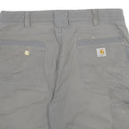 CARHARTT Mens Shorts Grey Casual XL W38 Workwear Cotton Blend Utility