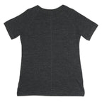 NIKE Womens Black Graphic T-Shirt M Short Sleeve Crew Neck Just Do It Logo