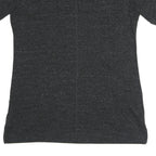 NIKE Womens Black Graphic T-Shirt M Short Sleeve Crew Neck Just Do It Logo