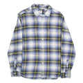 LEVI'S Mens Blue & Yellow Check Shirt S Casual Cotton Long Sleeve Button