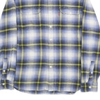 LEVI'S Mens Blue & Yellow Check Shirt S Casual Cotton Long Sleeve Button