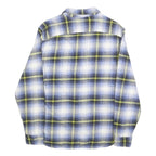 LEVI'S Mens Blue & Yellow Check Shirt S Casual Cotton Long Sleeve Button