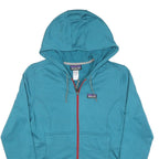 PATAGONIA Womens Blue Zip Hooded Casual Jacket M Polyester Blend Outdoor