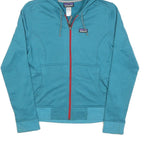 PATAGONIA Womens Blue Zip Hooded Casual Jacket M Polyester Blend Outdoor