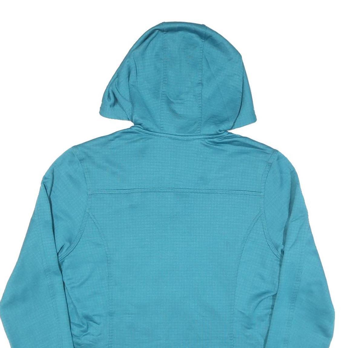 PATAGONIA Womens Blue Zip Hooded Casual Jacket M Polyester Blend Outdoor