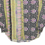 DARA GROFF Mens Black & Purple Patterned Shirt L Cotton Blend Casual Stylish