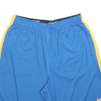 NIKE Mens Shorts Blue & Yellow Sports Regular XL W32 Athletic Gym Bottoms