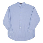 TOMMY HILFIGER Mens Blue Button-Down Shirt L Classic Oxford Cotton Blend