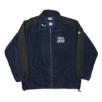 PUMA Mens Blue & Black Vintage Zip Jacket XL Polyester Blend Sportswear Casual