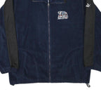 PUMA Mens Blue & Black Vintage Zip Jacket XL Polyester Blend Sportswear Casual