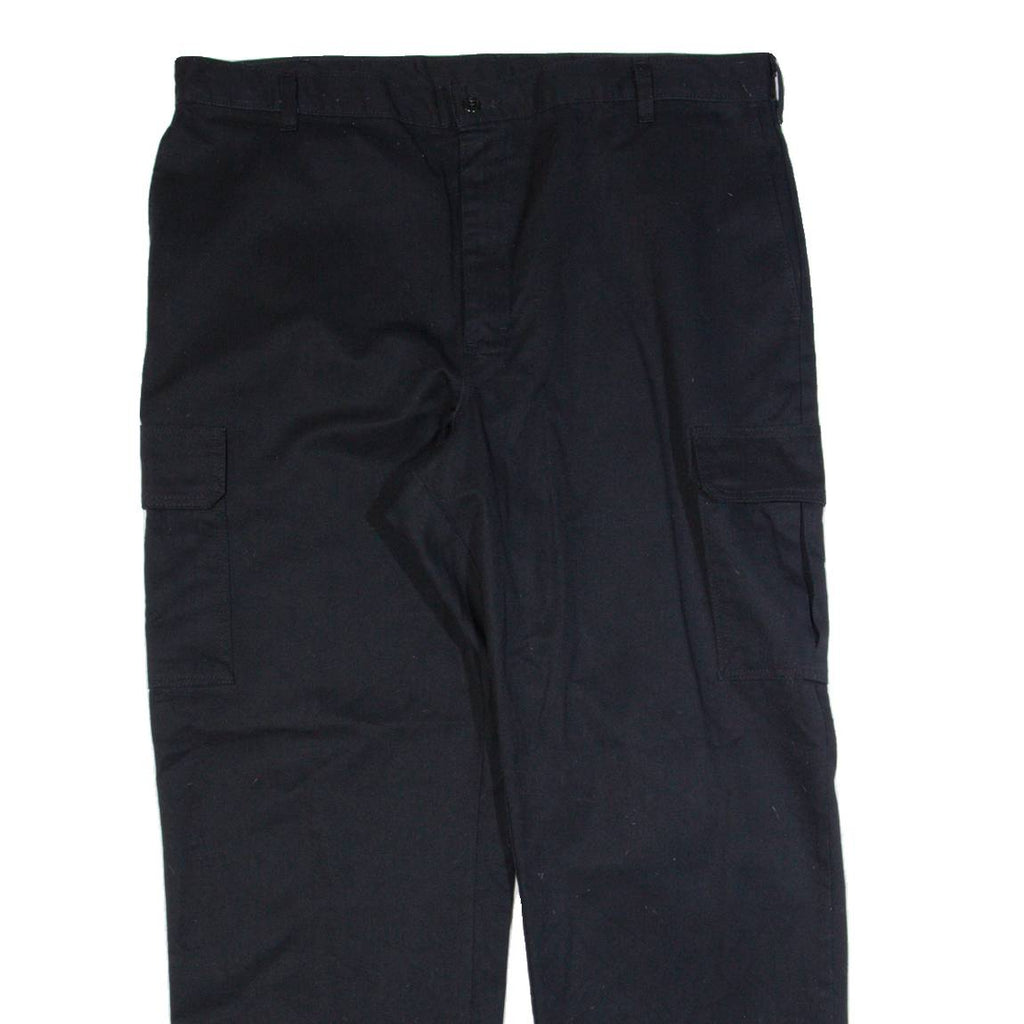 DICKIES Cargo Workwear Mens Trousers Black Regular Straight W40 L32