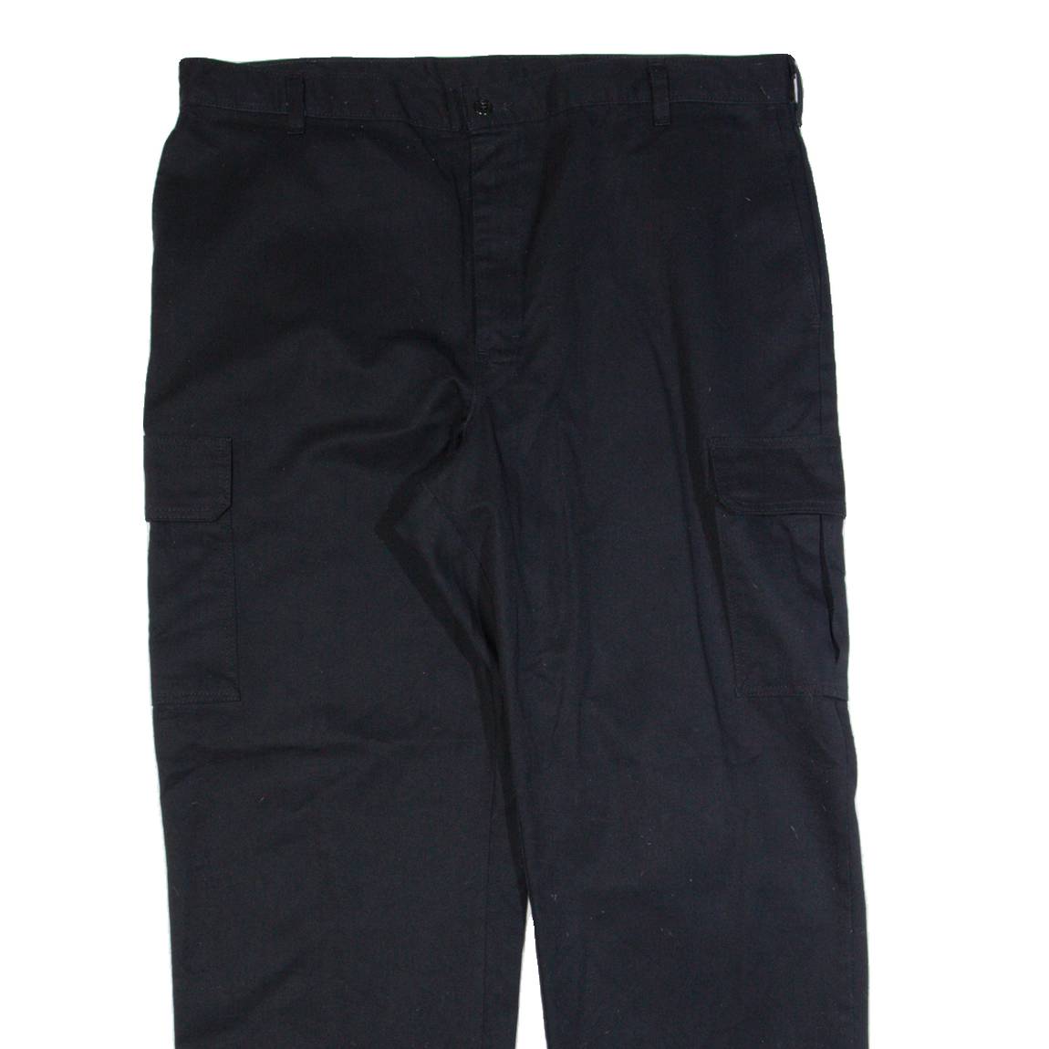 DICKIES Cargo Workwear Mens Trousers Black Regular Straight W40 L32
