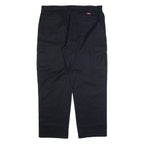 DICKIES Cargo Workwear Mens Trousers Black Regular Straight W40 L32