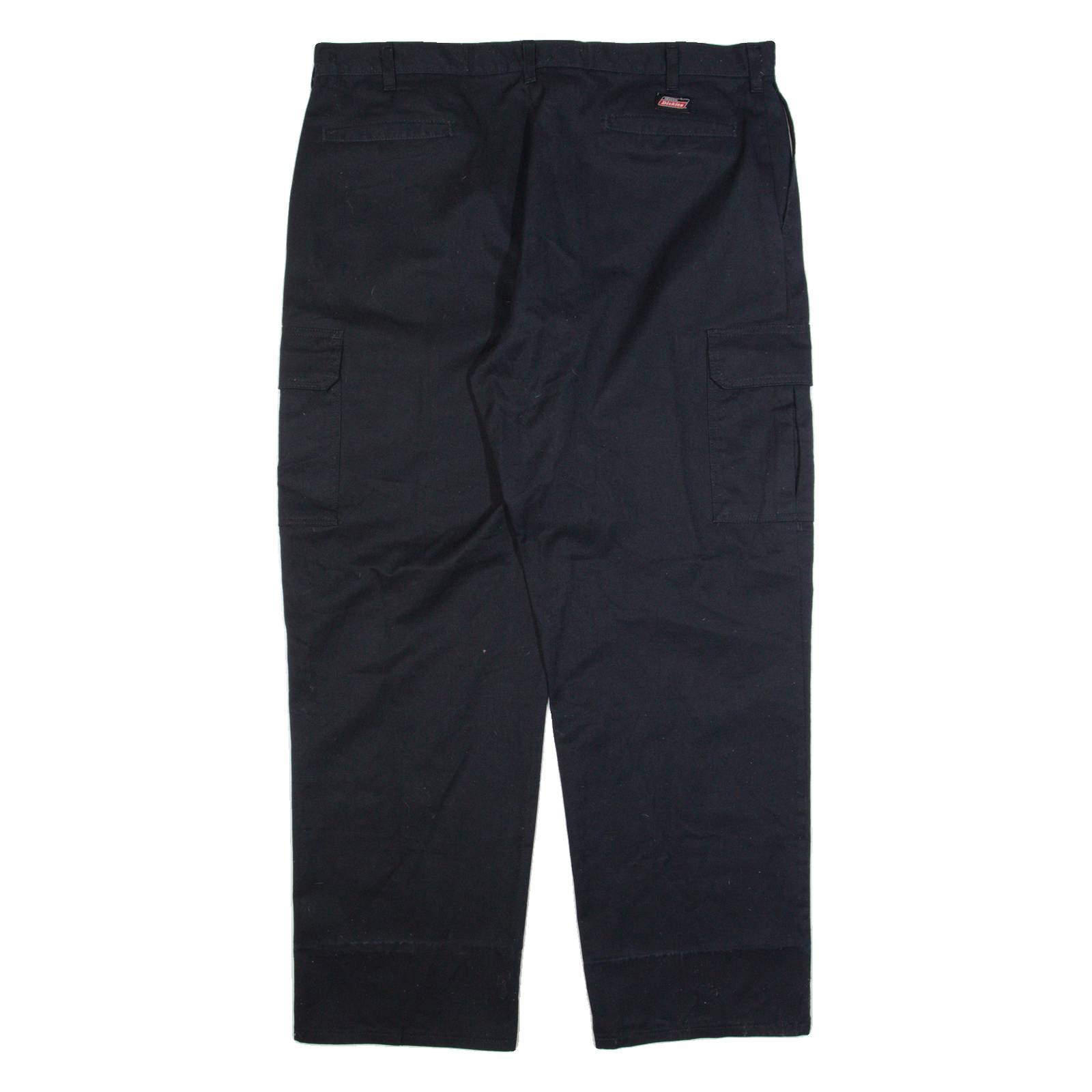 DICKIES Cargo Workwear Mens Trousers Black Regular Straight W40 L32