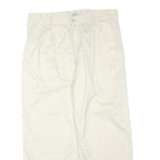 UNITED COLORS OF BENETTON Womens Cotton Blend Cream Regular Fit Straight