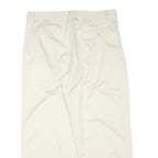 UNITED COLORS OF BENETTON Womens Cotton Blend Cream Regular Fit Straight