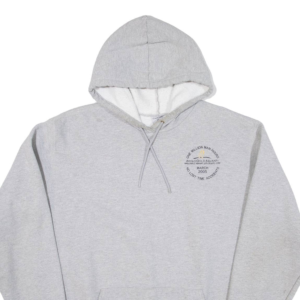 CARHARTT Mens Grey Hoodie USA XL