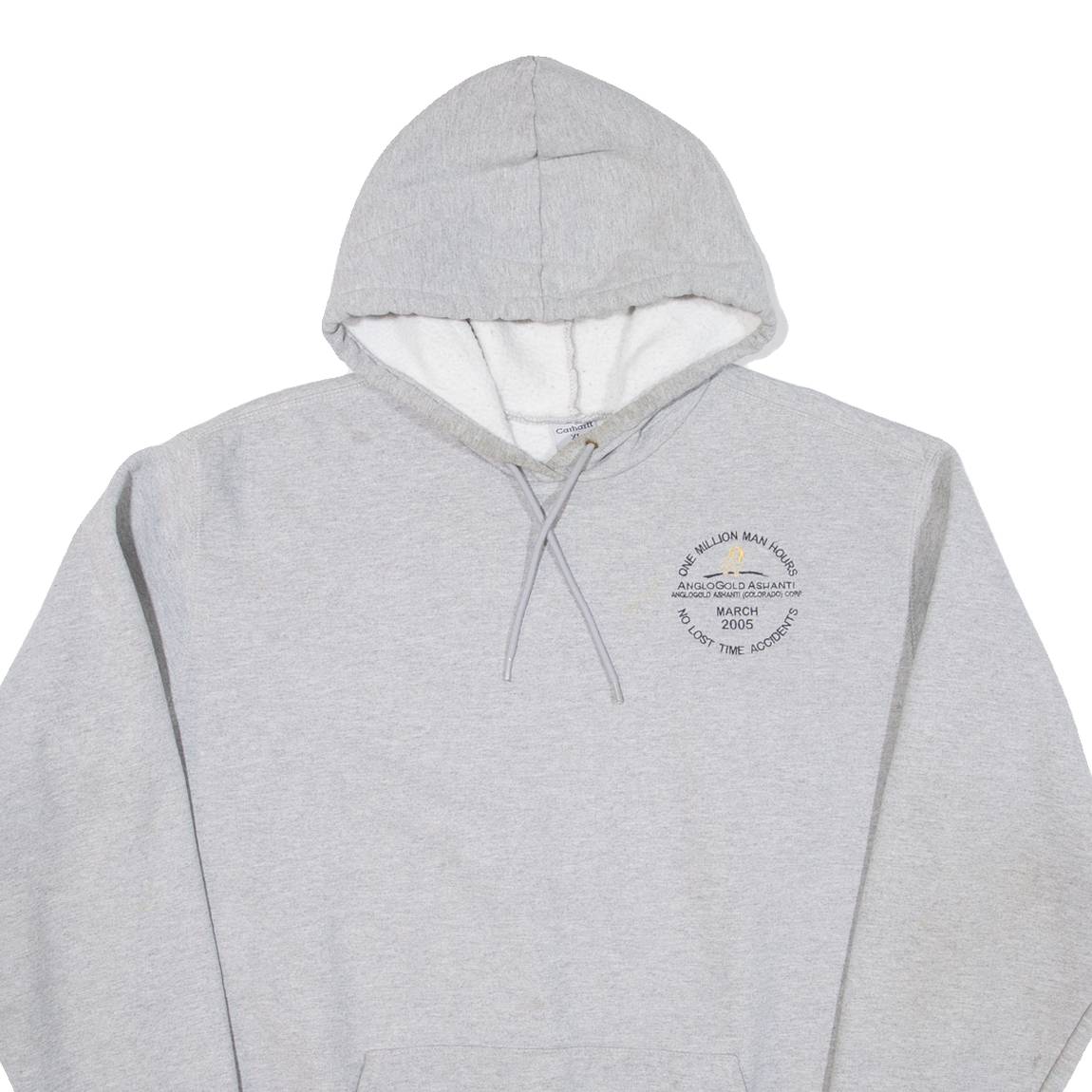 CARHARTT Mens Grey Hoodie USA XL