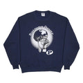 JERZEES Mens Navy Blue Crew Neck XL Burning Desire Graphic Sweatshirt