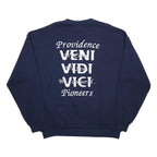 JERZEES Mens Navy Blue Crew Neck XL Burning Desire Graphic Sweatshirt