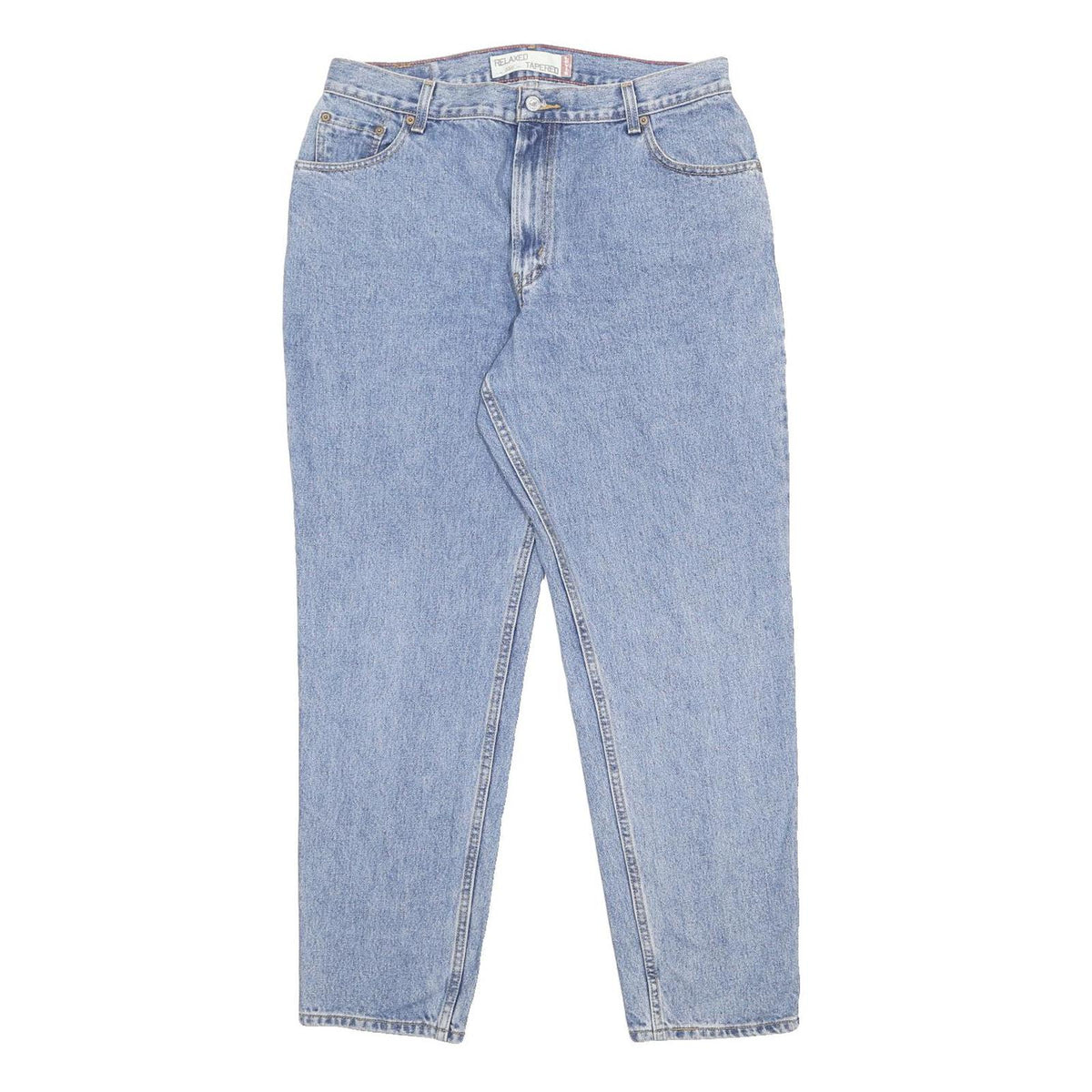LEVI'S 550 Tapered Womens Jeans Blue Relaxed Tapered Denim W34 L30 Classic Fit