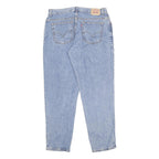 LEVI'S 550 Tapered Womens Jeans Blue Relaxed Tapered Denim W34 L30 Classic Fit