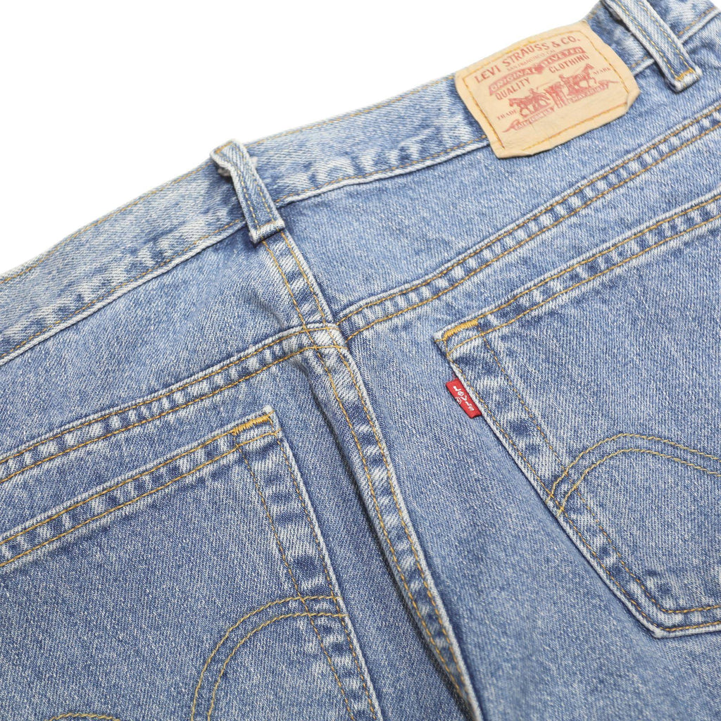 LEVI'S 550 Tapered Womens Jeans Blue Relaxed Tapered Denim W34 L30 Classic Fit
