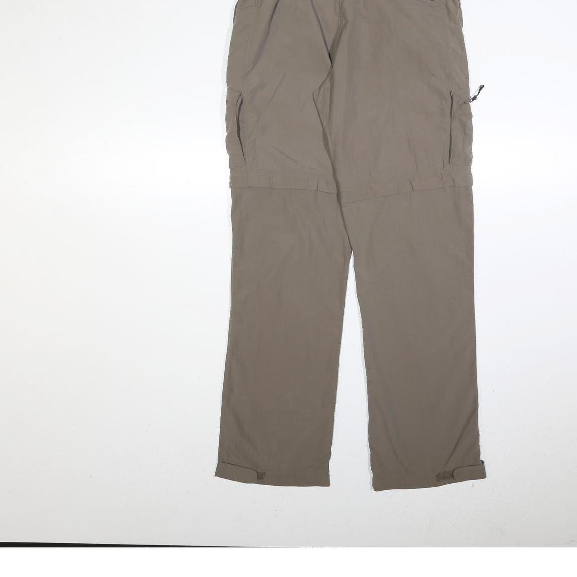 BRUGI Mens Regular Fit Beige Zip Trousers W30 L32 Casual Outdoor Lightweight