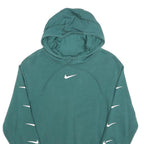 NIKE Womens Teal Hoodie S Cotton Blend Pullover Sweatshirt Nike Swoosh Logo