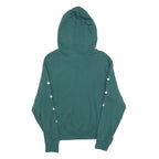 NIKE Womens Teal Hoodie S Cotton Blend Pullover Sweatshirt Nike Swoosh Logo