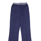 SERGIO TACCHINI Womens Joggers Navy & Light Blue S W22 L32 Wool Blend Relaxed