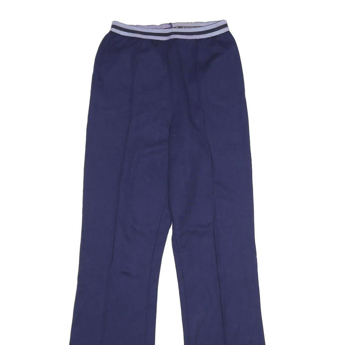 SERGIO TACCHINI Womens Joggers Navy & Light Blue S W22 L32 Wool Blend Relaxed