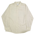 VAN HEUSEN Mens Plain Shirt Beige Long Sleeve XL