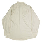 VAN HEUSEN Mens Plain Shirt Beige Long Sleeve XL