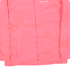 COLUMBIA Womens Pink Jacket L Polyester Blend Fleece Zip Outdoor Casual Warm