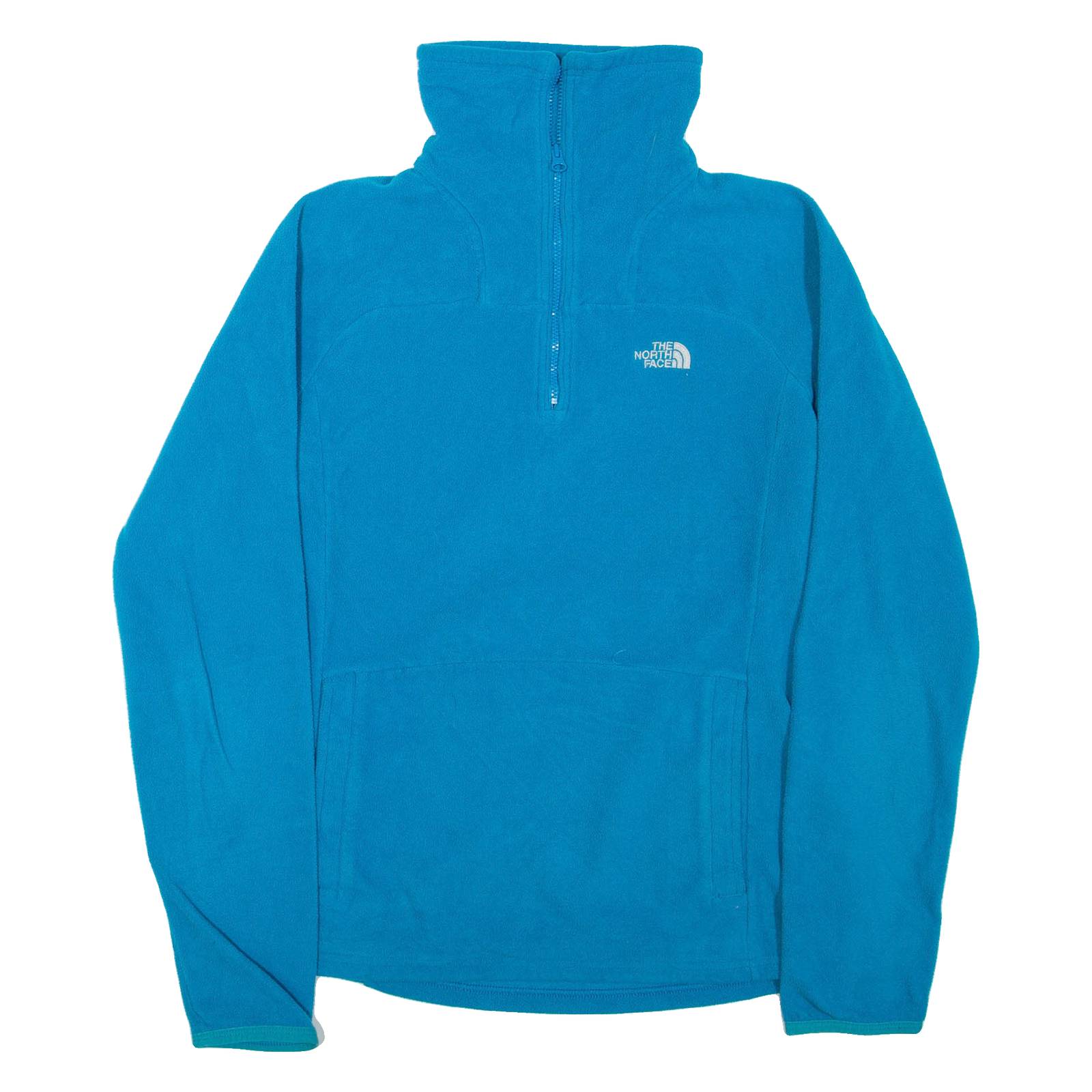 THE NORTH FACE 1/4 Zip Lightweight Womens Fleece Jacket Blue S
