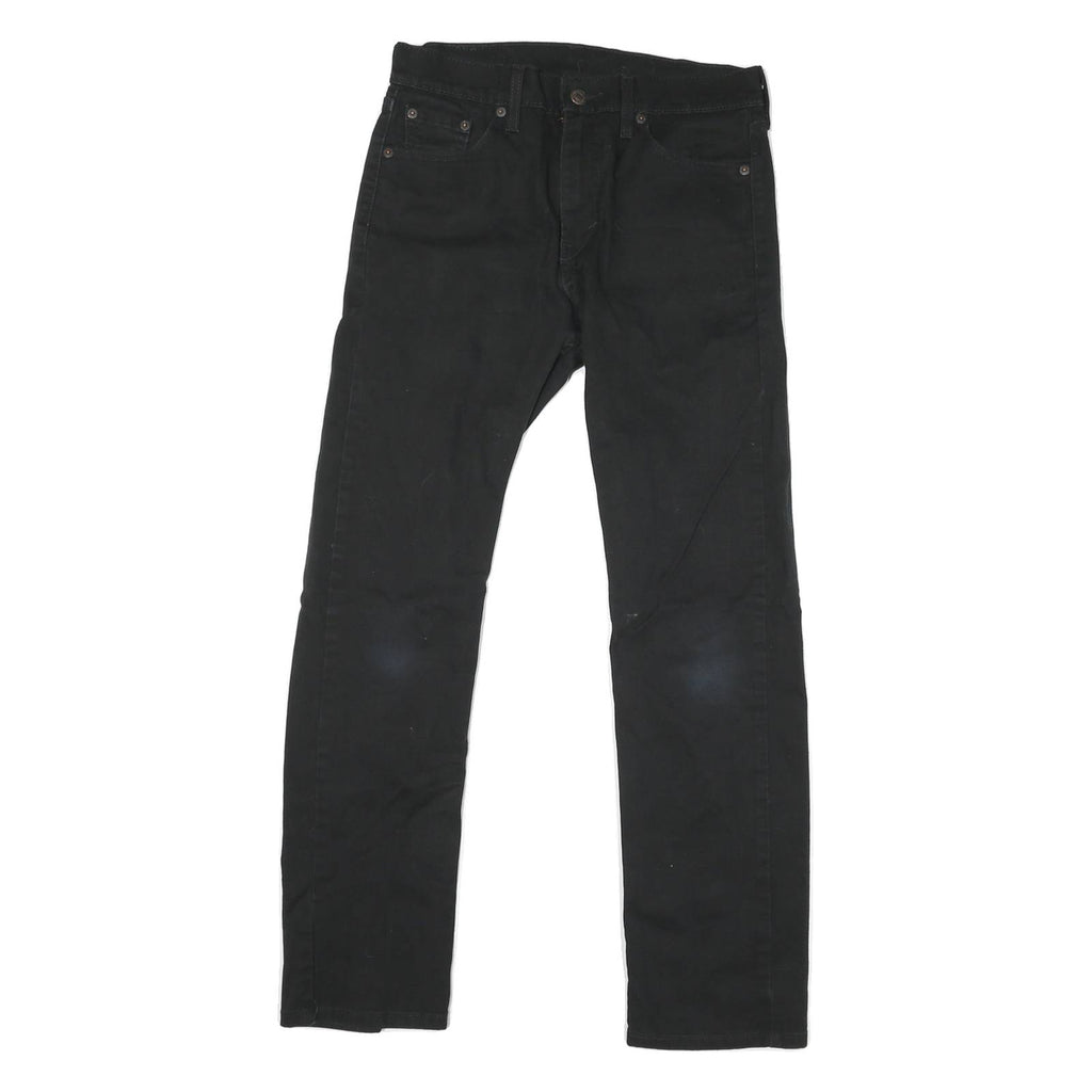 LEVI'S 513 Mens Black Slim Skinny Denim W29 L28 Zip Cotton Blend Slim Fit Jeans