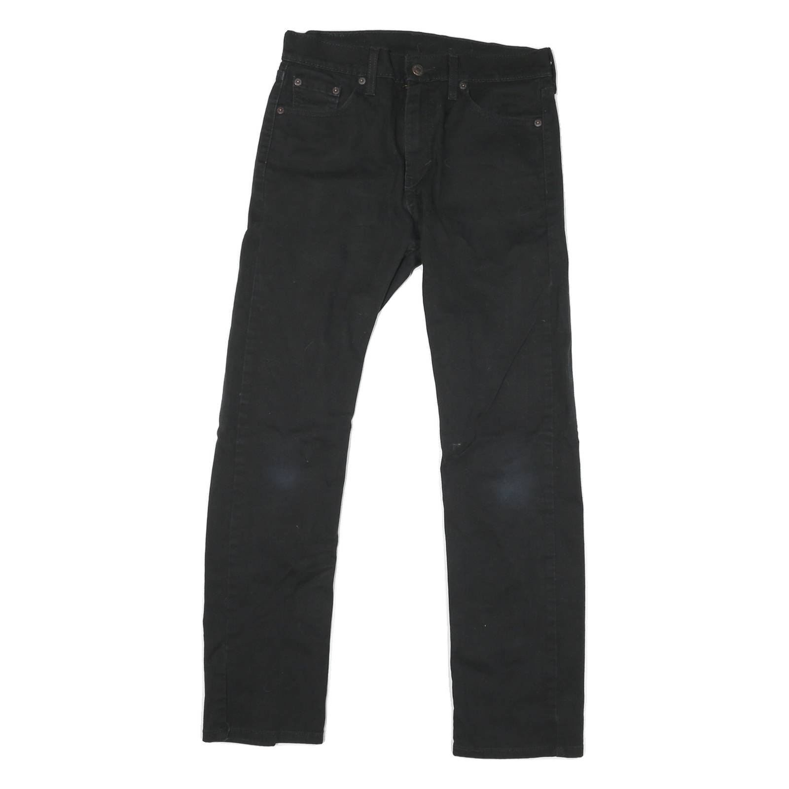 LEVI'S 513 Mens Black Slim Skinny Denim W29 L28 Zip Cotton Blend Slim Fit Jeans