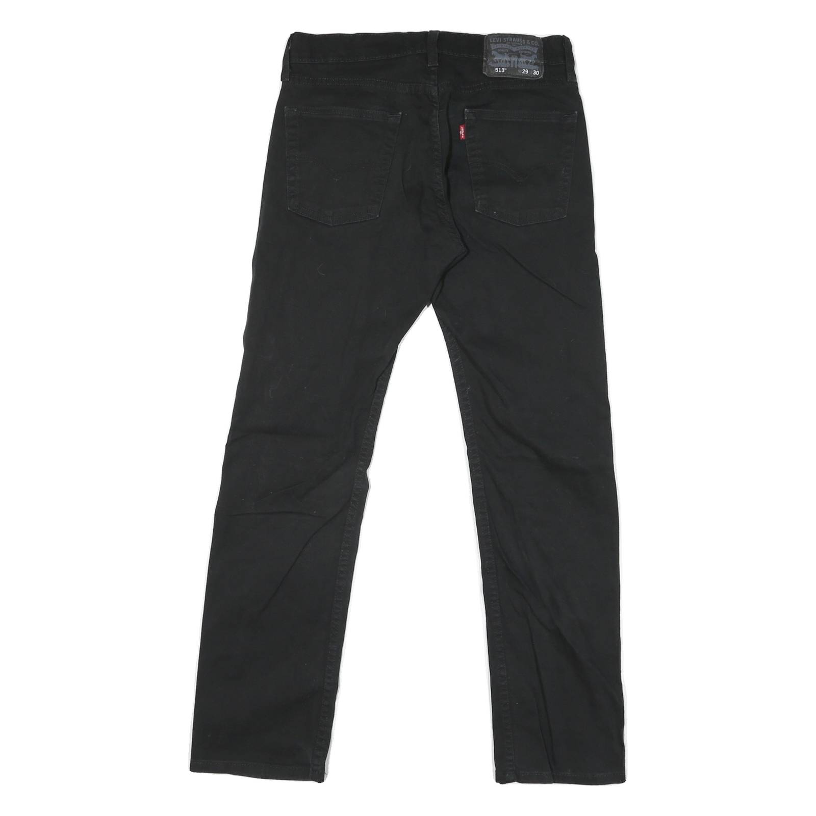 LEVI'S 513 Mens Black Slim Skinny Denim W29 L28 Zip Cotton Blend Slim Fit Jeans