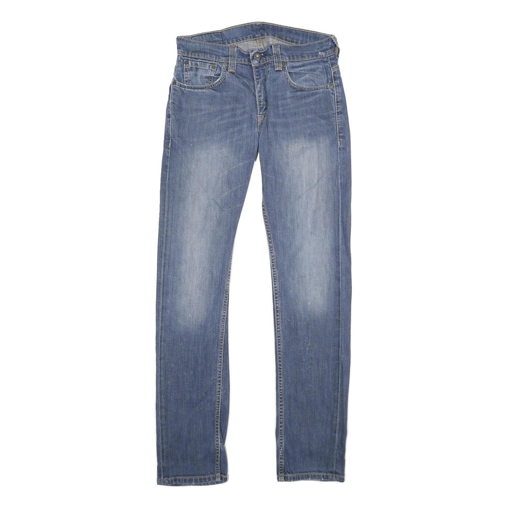 LEVI'S 511 Slim Mens Jeans Blue Slim Skinny Denim Medium W30 L32 Classic Zip