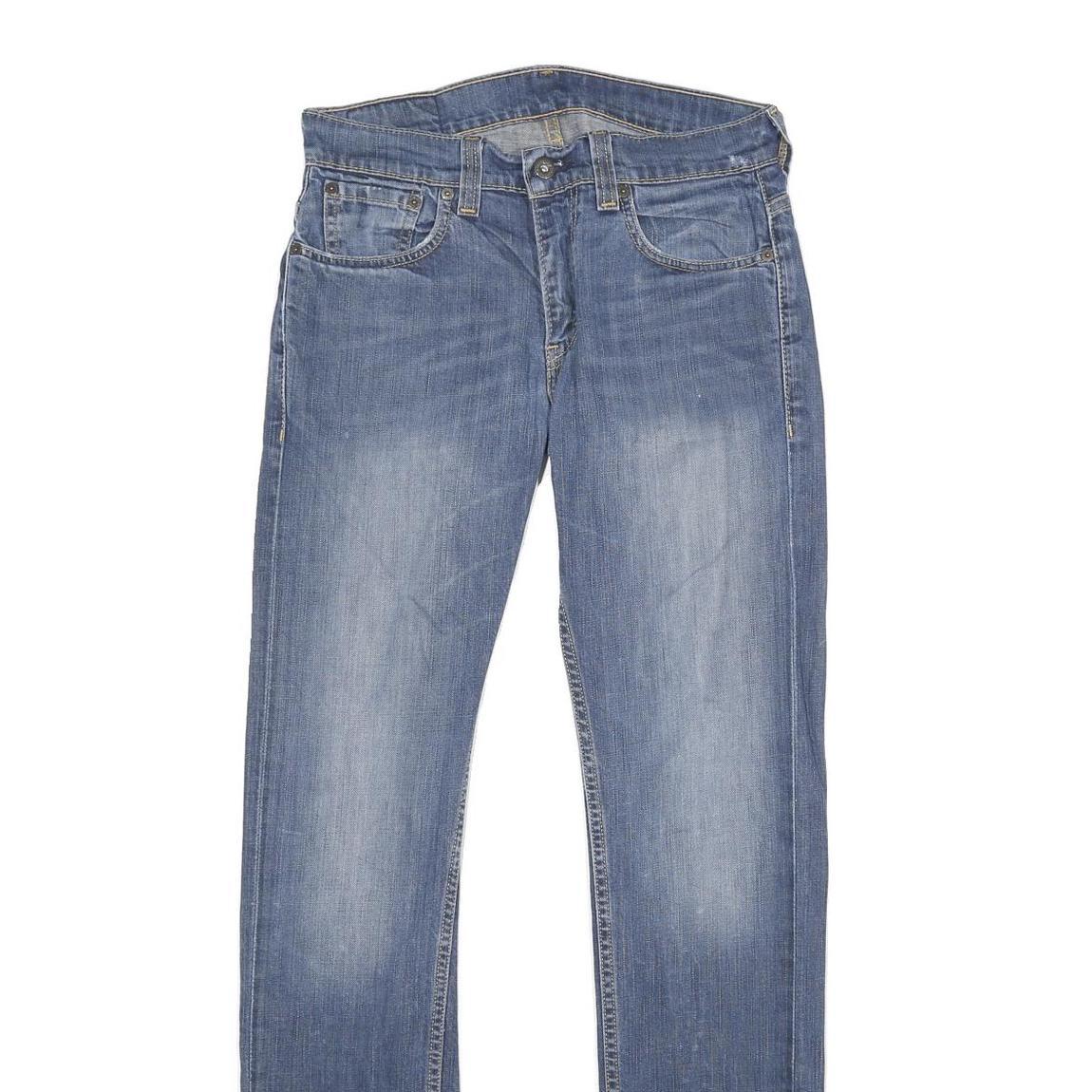 LEVI'S 511 Slim Mens Jeans Blue Slim Skinny Denim Medium W30 L32 Classic Zip