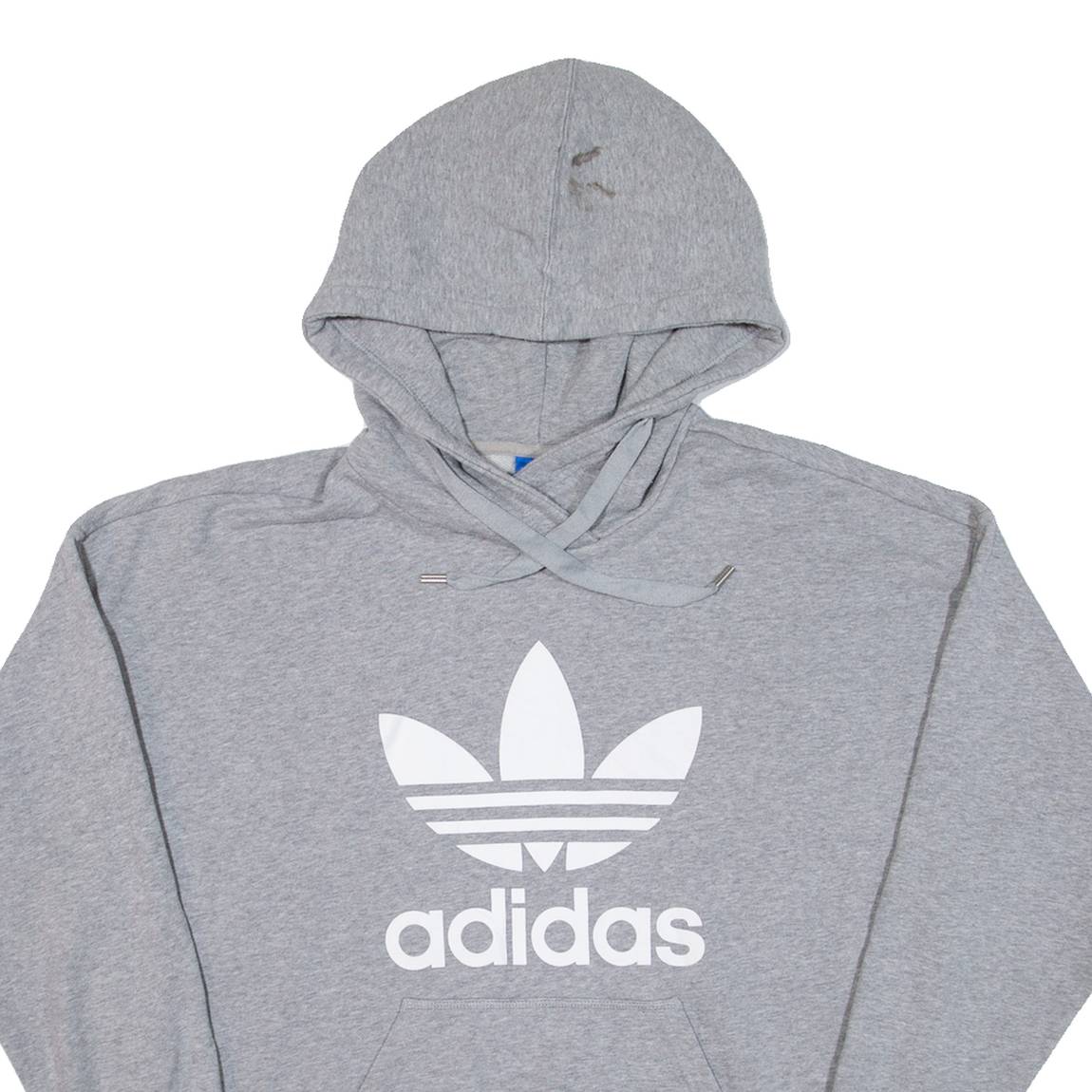 ADIDAS Womens Grey Hoodie UK 18