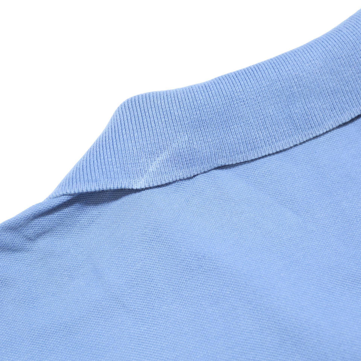 KAPPA Mens Blue Long Sleeve Plain S Cotton Polo Shirt Classic Fit Casual