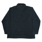 NAUTICA Mens Jumper Black Button Neck Tight Knit XL