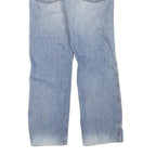 CARHARTT Mens Regular Fit Light Blue Denim Jeans Cotton Blend Button W32 L32