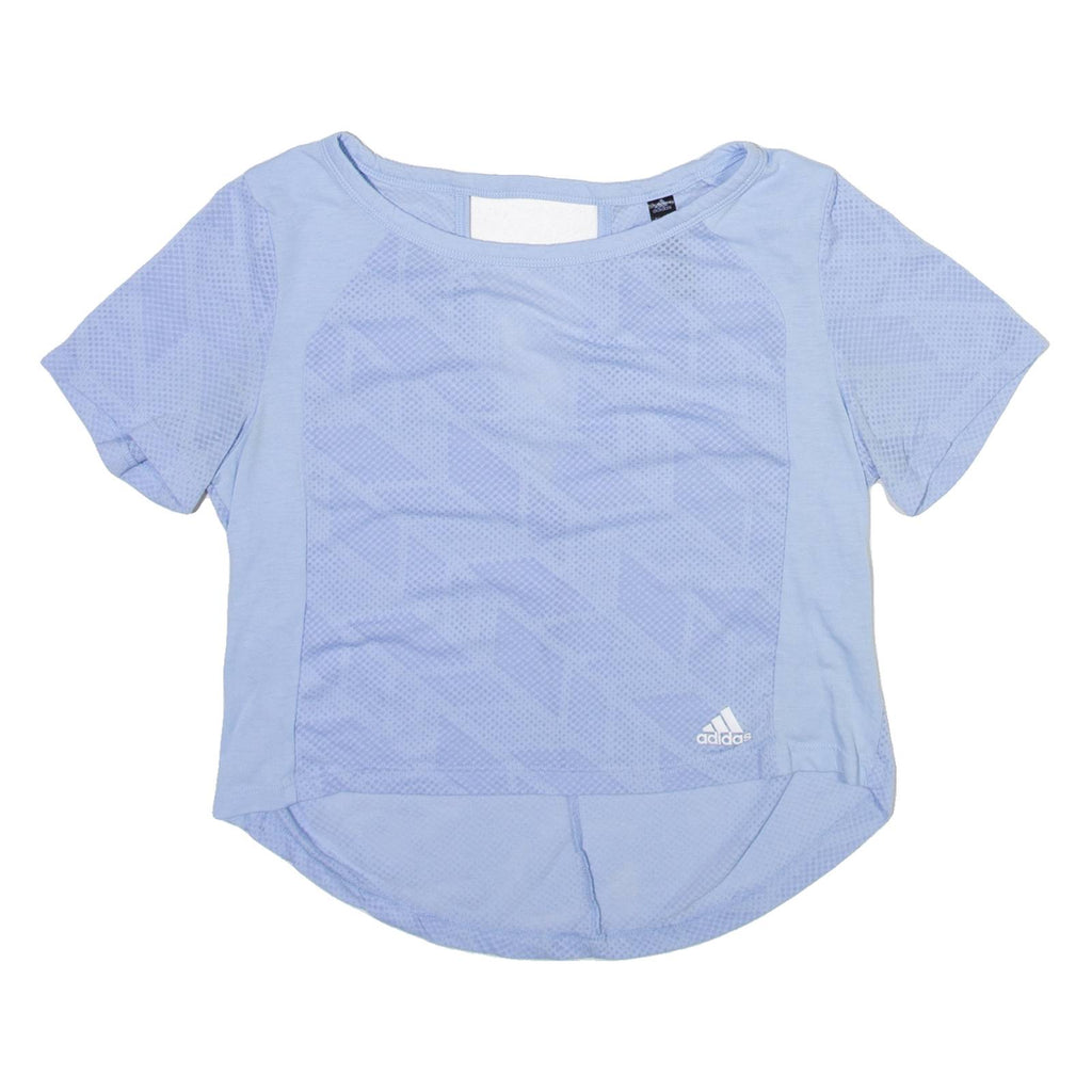 ADIDAS Womens T-Shirt Blue S