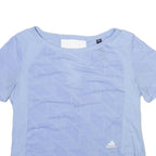 ADIDAS Womens T-Shirt Blue S